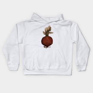 beetroot yoga Kids Hoodie